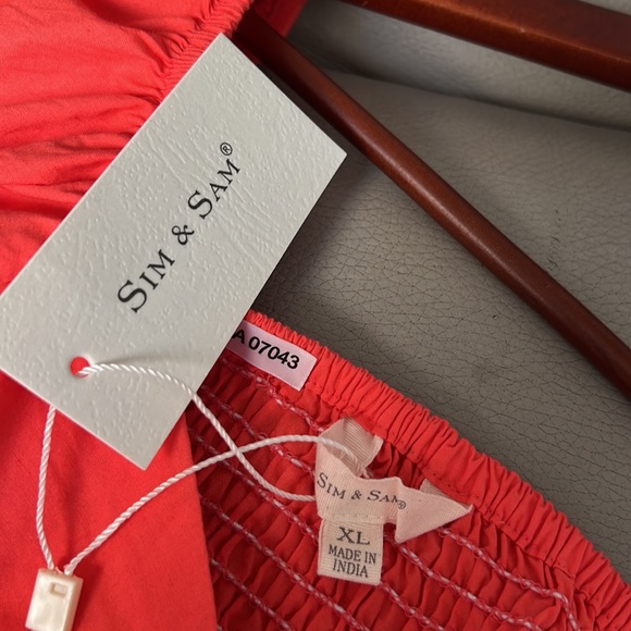 NWT Sim & Sam Puff Sleeve Plain Crop Blouse, size Xl - Picture 7 of 7